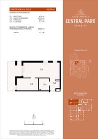 rzut mieszkanie na sprzedaż 47m2 mieszkanie Świdnica, Lipowa 14