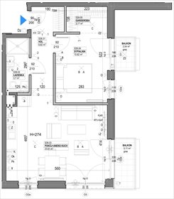 rzut mieszkanie na sprzedaż 50m2 mieszkanie Ożarów Mazowiecki, Widok