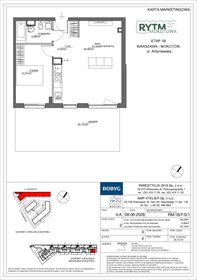 rzut mieszkanie na sprzedaż 48m2 mieszkanie Warszawa, Mokotów, Antoniewska 3B