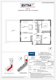 rzut mieszkanie na sprzedaż 86m2 mieszkanie Warszawa, Mokotów, Antoniewska 3B
