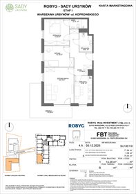 rzut mieszkanie na sprzedaż 72m2 mieszkanie Warszawa, Koprowskiego