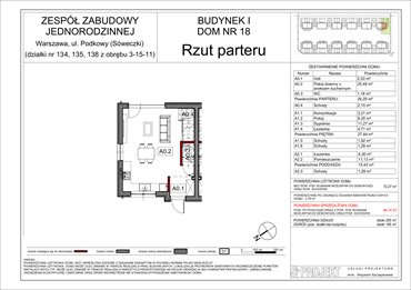 rzut dom na sprzedaż 94m2 dom Warszawa, Wawer, Brzegówki