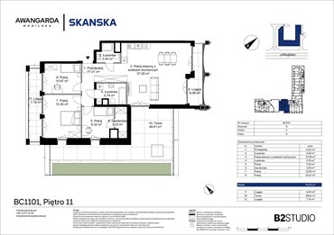 rzut mieszkanie na sprzedaż 96m2 mieszkanie Kraków, Prądnik Czerwony, Mogilska 126