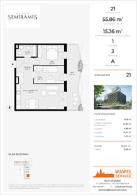 rzut mieszkanie na sprzedaż 56m2 mieszkanie Katowice, Bogucice - Dąbrówka Mała, Wiertnicza 32