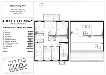 rzut mieszkanie na sprzedaż 120m2 mieszkanie Warszawa, Wawer Anin, Rzeźbiarska 58