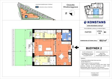 rzut mieszkanie na sprzedaż 68m2 mieszkanie Sulejówek, Wodociągowa 1, 1A, 1B