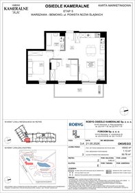 rzut mieszkanie na sprzedaż 50m2 mieszkanie Warszawa, Powstańców Śląskich