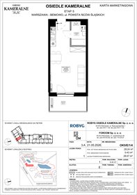 rzut mieszkanie na sprzedaż 28m2 mieszkanie Warszawa, Powstańców Śląskich