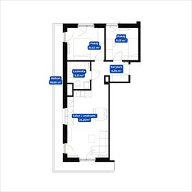 rzut mieszkanie na sprzedaż 57m2 mieszkanie Kraków, Prądnik Biały, Siewna 2