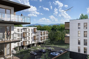 Nowe mieszkanie trzypokojowe Apartamenty Widokowe Bielsko - Biała, KAMIENICA, Sternicza 48 58m2 Foto 3