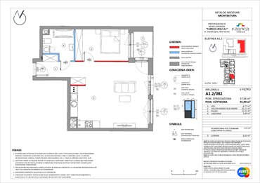 rzut mieszkanie na sprzedaż 56m2 mieszkanie Warszawa, Ursus, Silnikowa 25