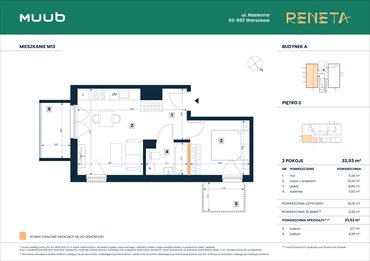 rzut mieszkanie na sprzedaż 34m2 mieszkanie Warszawa, Włochy, Nasienna 11