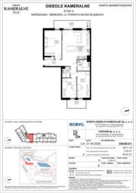 rzut mieszkanie na sprzedaż 90m2 mieszkanie Warszawa, Powstańców Śląskich