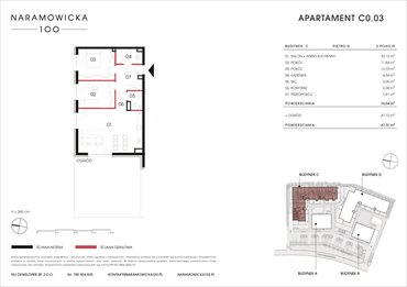 rzut mieszkanie na sprzedaż 77m2 mieszkanie Poznań, Winogrady, Naramowicka 100