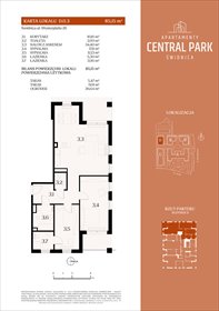 rzut mieszkanie na sprzedaż 85m2 mieszkanie Świdnica, Lipowa 14