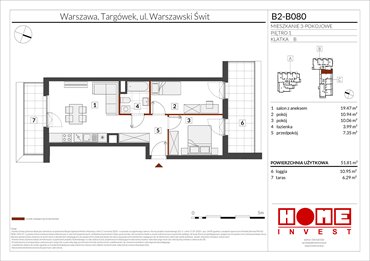 Nowe mieszkanie trzypokojowe Warszawski Świt Etap IX Warszawa, Targówek, ul. Warszawski Świt 12 52m2 Foto 1