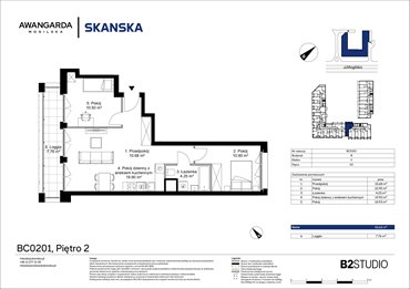 rzut mieszkanie na sprzedaż 57m2 mieszkanie Kraków, Prądnik Czerwony, Mogilska 126