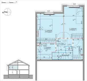 rzut dom na sprzedaż 71m2 dom Warszawa, Białołęka, Inna 4