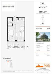 rzut mieszkanie na sprzedaż 42m2 mieszkanie Katowice, Bogucice - Dąbrówka Mała, Wiertnicza 32