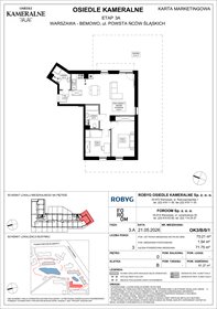 rzut mieszkanie na sprzedaż 70m2 mieszkanie Warszawa, Powstańców Śląskich