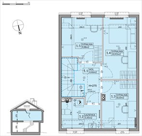 rzut dom na sprzedaż 82m2 dom Słomin, Piaseczyńska