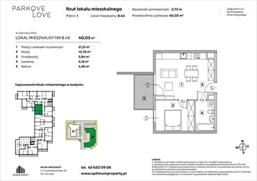 rzut mieszkanie na sprzedaż 40m2 mieszkanie Łódź, Bałuty-Doły, ul. Górnicza 12/14