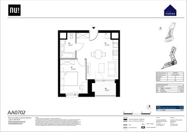 rzut mieszkanie na sprzedaż 41m2 mieszkanie Warszawa, Wola, Kolejowa