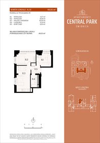 rzut mieszkanie na sprzedaż 50m2 mieszkanie Świdnica, Lipowa 14