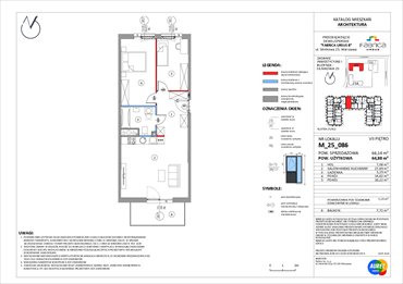 rzut mieszkanie na sprzedaż 65m2 mieszkanie Warszawa, Ursus, Silnikowa 25