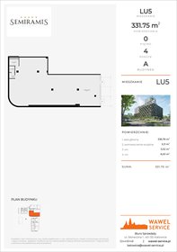 rzut lokal użytkowy na sprzedaż 332m2 lokal użytkowy Katowice, Bogucice - Dąbrówka Mała, Wiertnicza 32