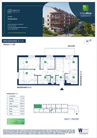 rzut mieszkanie na sprzedaż 70m2 mieszkanie Wrocław, Fabryczna, Stabłowice, Łomnicka