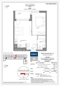 rzut mieszkanie na sprzedaż 36m2 mieszkanie Warszawa, Bemowo, Szeligowska