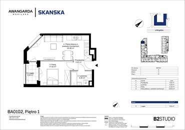 rzut mieszkanie na sprzedaż 39m2 mieszkanie Kraków, Prądnik Czerwony, Mogilska 126