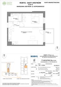 rzut mieszkanie na sprzedaż 61m2 mieszkanie Warszawa, Koprowskiego