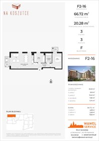 rzut mieszkanie na sprzedaż 67m2 mieszkanie Katowice, Słoneczna 1