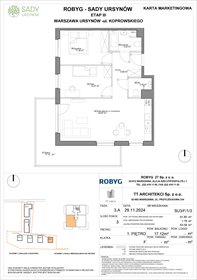 rzut mieszkanie na sprzedaż 62m2 mieszkanie Warszawa, Koprowskiego