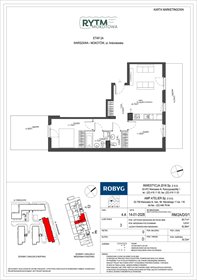 rzut mieszkanie na sprzedaż 61m2 mieszkanie Warszawa, Mokotów, Antoniewska 3B