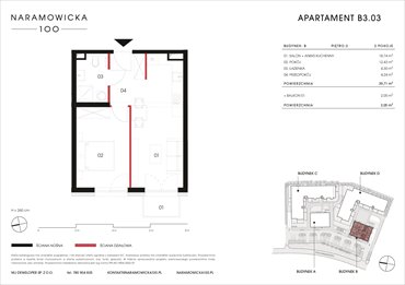 rzut mieszkanie na sprzedaż 40m2 mieszkanie Poznań, Winogrady, Naramowicka 100