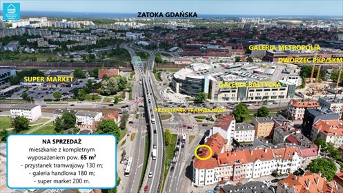 Przestronne 2-pokojowe mieszkanie w klimatycznej kamienicy mieszkanie Gdańsk, Wrzeszcz, Juliusza Słowackiego