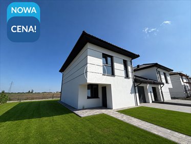 Na sprzedaż nowoczesny bliźniak 120,79 m² z garażem i ogrodem dom Strzelce Górne