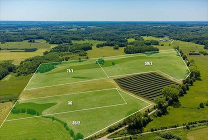 Działka 19 ha pod farmę fotowoltaiczną (Zielenica, Warmia) działka Zielenica