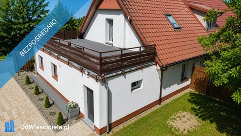 Dom z tarasem 55 m², 125 m², ogrodzony, gotowy do wprowadzenia dom Wtelno, Szkolna