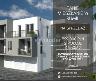 mieszkanie na sprzedaż 44m2 mieszkanie Rumia