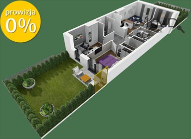 Mieszkanie czteropokojowe na sprzedaż Lublin, Czechów, al. Spółdzielczości Pracy 65m2 Foto 3