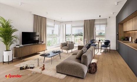 Nowoczesne 2 pokoje z garderobą, balkon, stan deweloperski mieszkanie Gdańsk, Wojciecha Kiedrowskiego