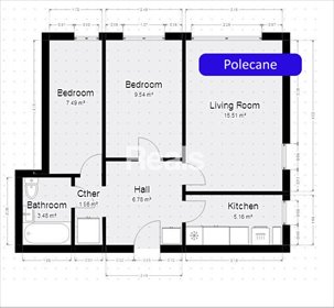 mieszkanie na sprzedaż 55m2 mieszkanie Warszawa, Mokotów, Wyględów, Jana Maklakiewicza