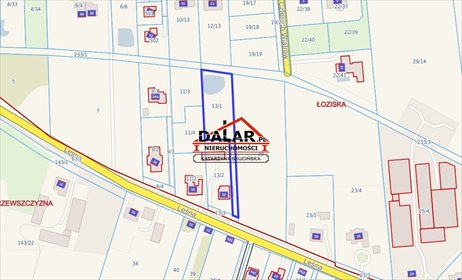 Działka 2034 m² w Łoziskach z mediami, zapraszam działka Łoziska, Leśna
