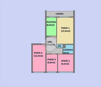 mieszkanie na sprzedaż 63m2 mieszkanie Kraków, Mistrzejowice, tysiąclecia