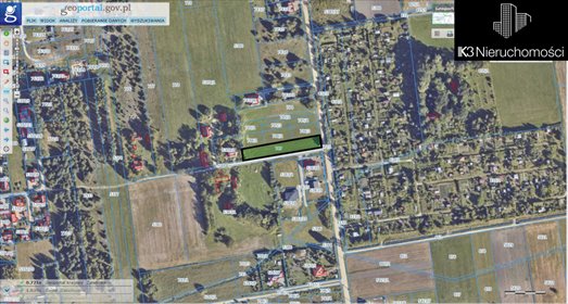 działka na sprzedaż 1047m2 działka Węgrów, Szeroka