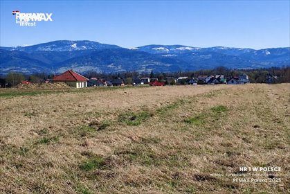 Działka z panoramicznym widokiem na Beskidy, płaska. działka Lipowa, Aroniowa